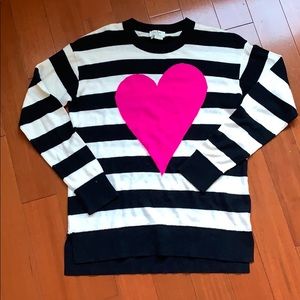 kate spade heart knit sweater